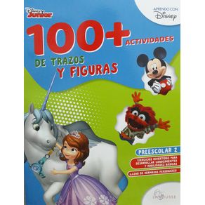 100actividades de trazos y figuras Disney. Preescolar 2