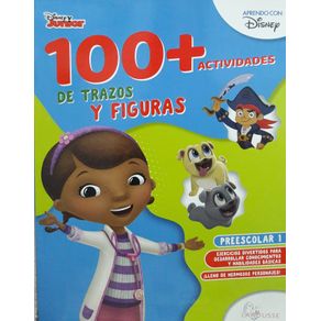 100actividades de trazos y figuras Disney. Preescolar 1