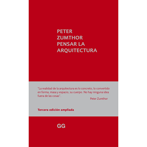 PENSAR LA ARQUITECTURA 3 ED