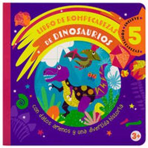 Libro infantil de rompecabezas: Dinosaurios