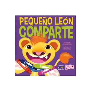 Pequeño león comparte