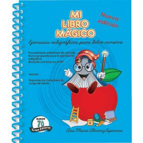 Mi libro mágico. Ejercicios caligráficos para letra cursiva. Preescolar