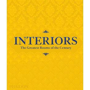 INTERIORS: THE GREATEST ROOMS OF THE CENTURY (VELVET COVER COLOR IS SAFFRON YELLOW, 1 OF 4 AVAILABLE
