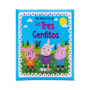 Libro pop up, los tres cerditos