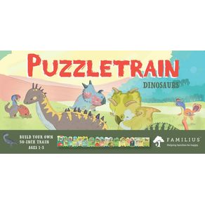 Rompecabezas Train: Dinosaurs 26-Piece Puzzle