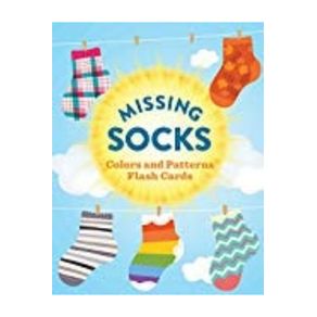 MISSING SOCKS COLORS AND PATTERNS FLASH CARDS